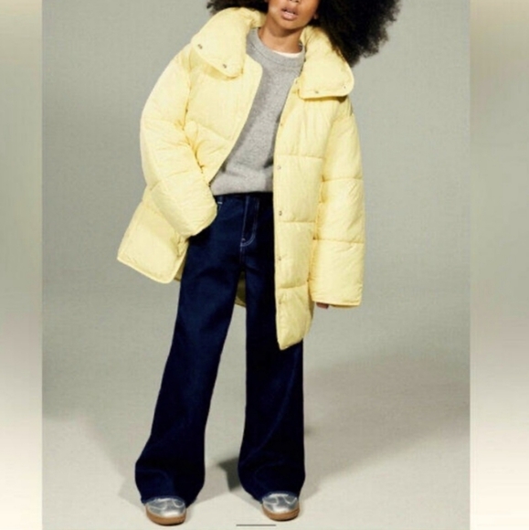 ZARA KIDS REMOVABLE COLLAR PUFFER JACKET - Picture 8 of 9